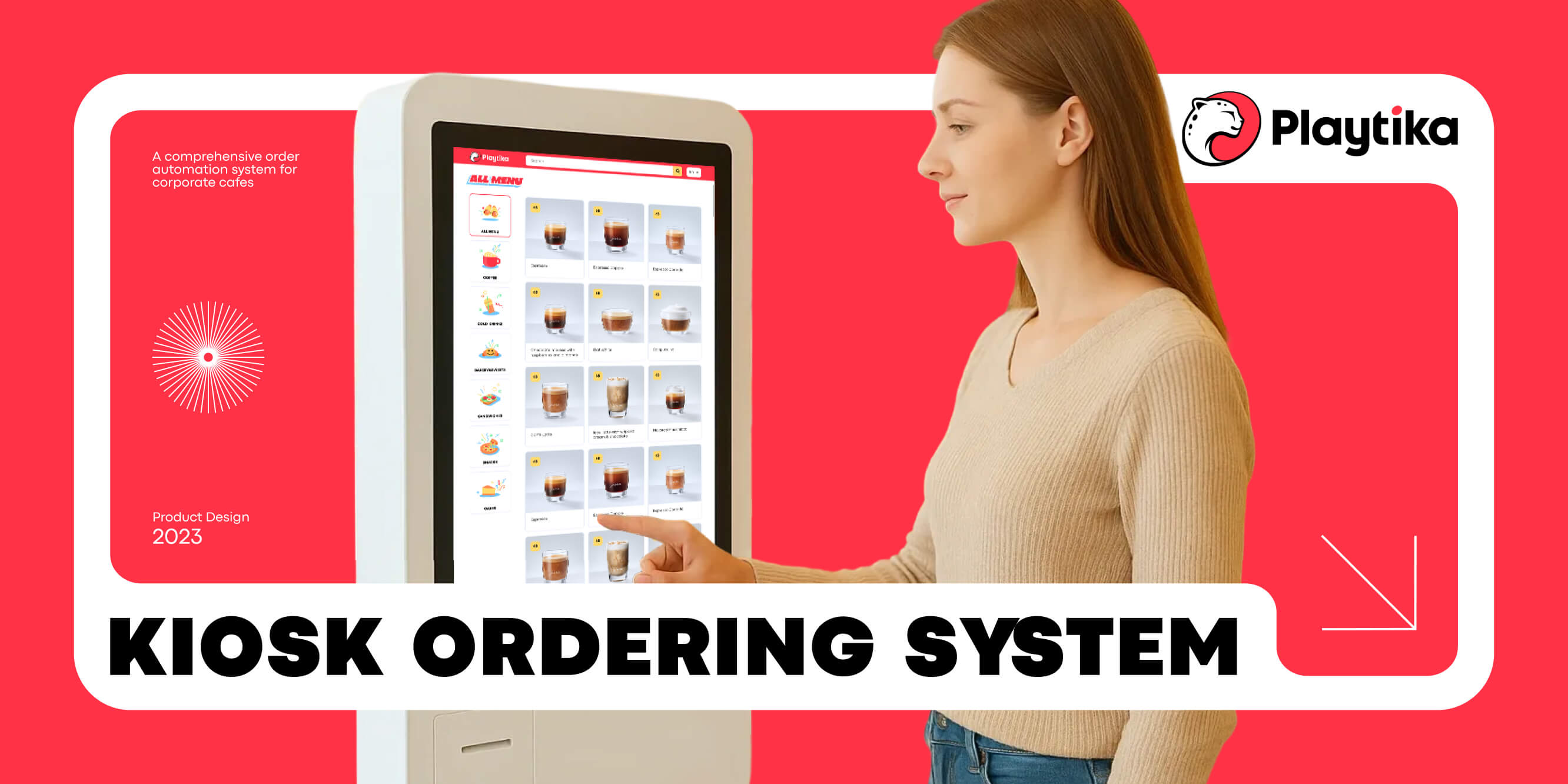 Corporate cafe system interface