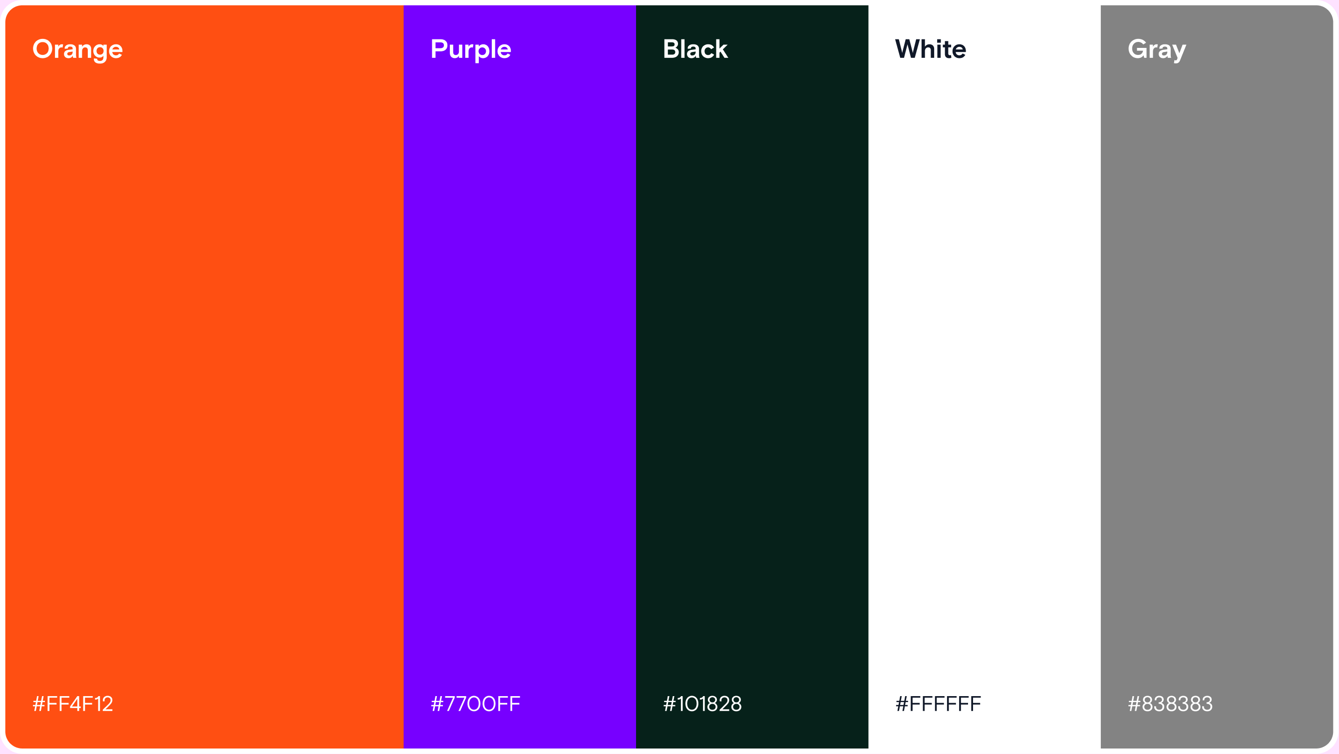 Miranda design system color tokens