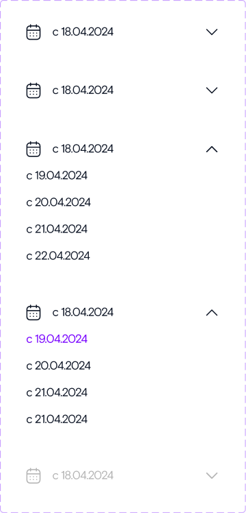 Miranda design system date picker